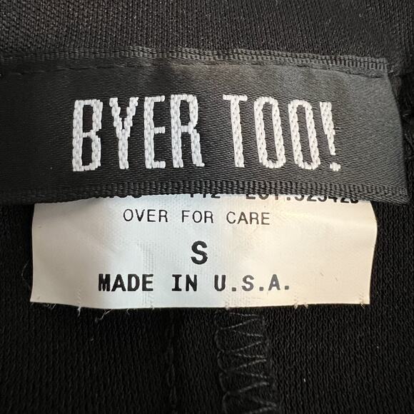 VTG Byer Too Midi Dress Size Small Rose Textured Babydoll Beaded Y2K Whimsigoth - Picture 14 of 16